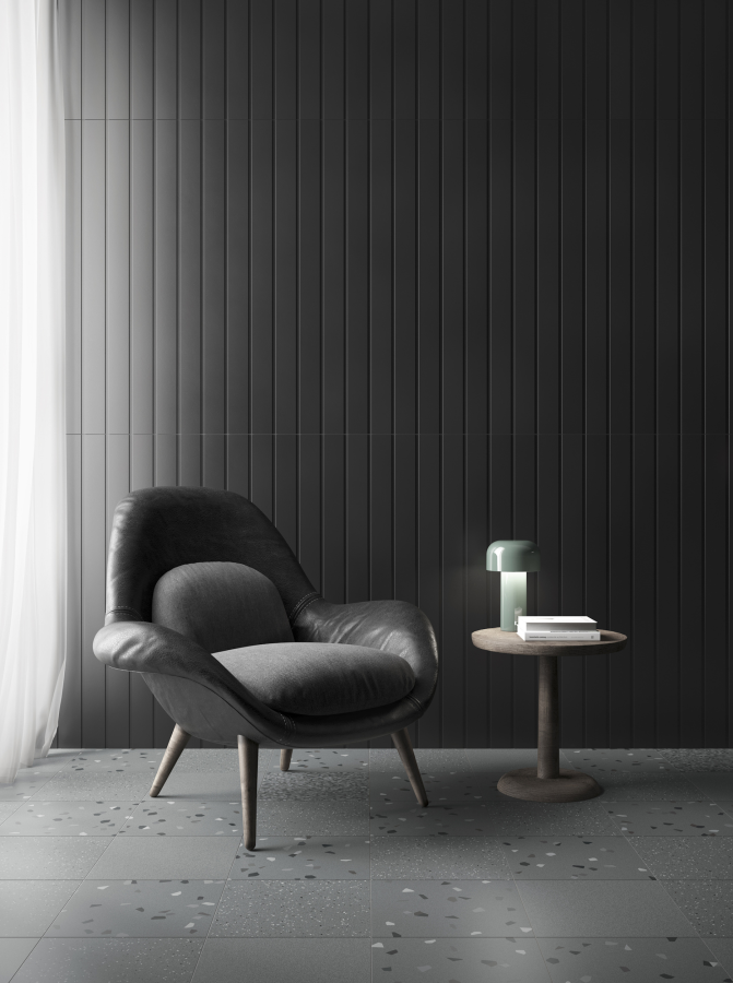Micro. Керамогранит Familiar Graphite Medium 30x30 - изображение 1