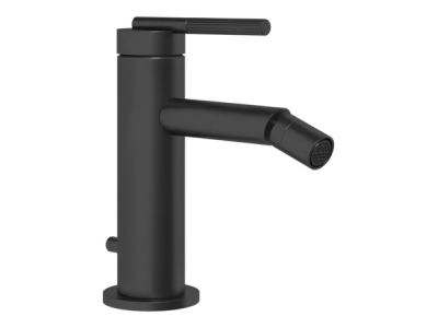 На изображении товар Смеситель для биде Gessi Ingranaggio, с донным клапаном, цвет Matte Black от официального представителя в Москве