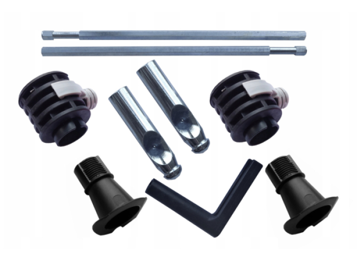 На изображении товар Крепёжный комплект Flaminia, для скрытого настенного монтажа подвесных унитазов и биде от официального представителя в Москве