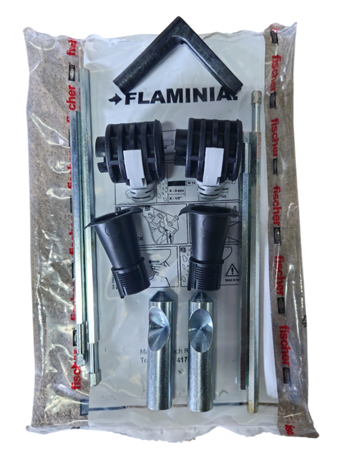 Крепёжный комплект Flaminia, для скрытого настенного монтажа подвесных унитазов и биде - изображение 1
