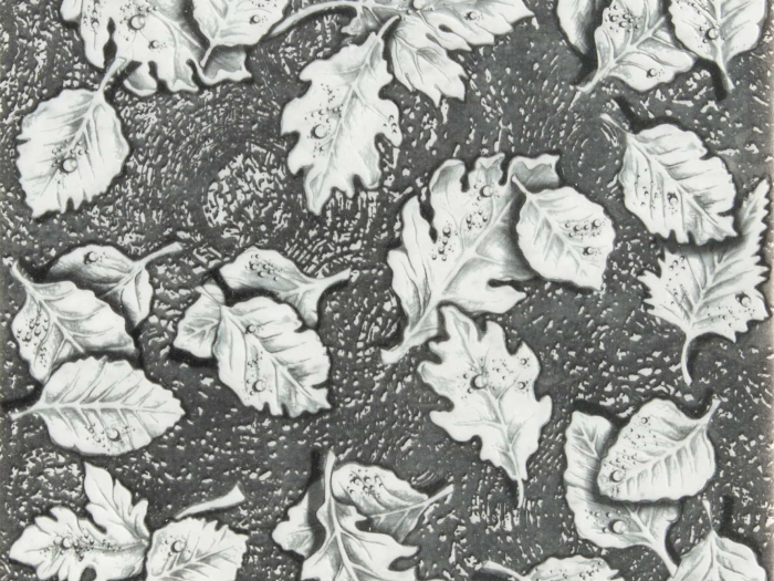На изображении товар Akros Venezia Камень Artworks collection 2017 Escher Inspiration Three worlds Bianco carrara etched 40x40x1 от официального представителя в Москве