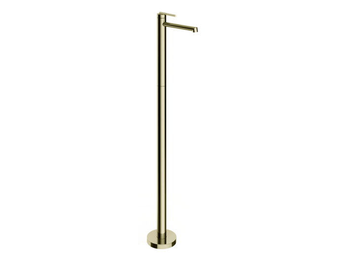 На фото Смеситель Gessi Ingranaggio, встраиваемый, напольный, без донного клапана, внешняя часть, цвет Brass PVD На изображении товар Смеситель Gessi Ingranaggio, встраиваемый, напольный, без донного клапана, внешняя часть, цвет Brass PVD от официального представителя в Москве