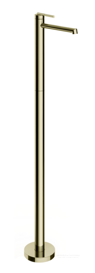 Смеситель Gessi Ingranaggio, встраиваемый, напольный, без донного клапана, внешняя часть, цвет Brass PVD