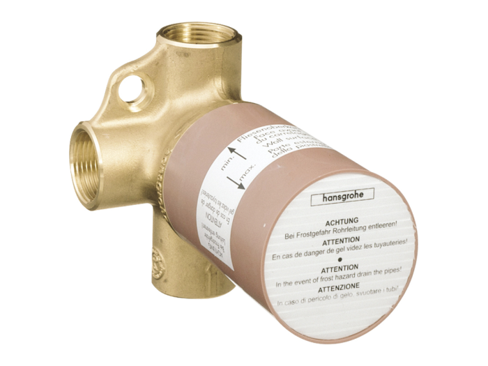 На изображении товар Скрытая часть запорного/переключающего вентиля Hansgrohe Trio Universal, 1 вход - 2 выхода от официального представителя в Москве