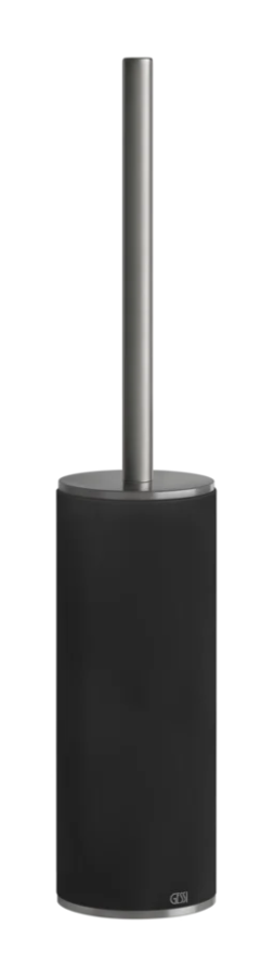 Ёршик Gessi316, напольный, Ø76хh424 мм, цвет Black/Steel Brushed
