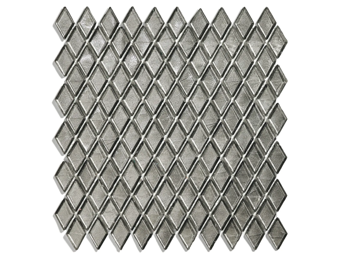 На изображении товар Sicis Стеклянная мозаика Diamond ITEM H1 Allnatt chips size 23х40 mm sheet size 229x272 mm от официального представителя в Москве