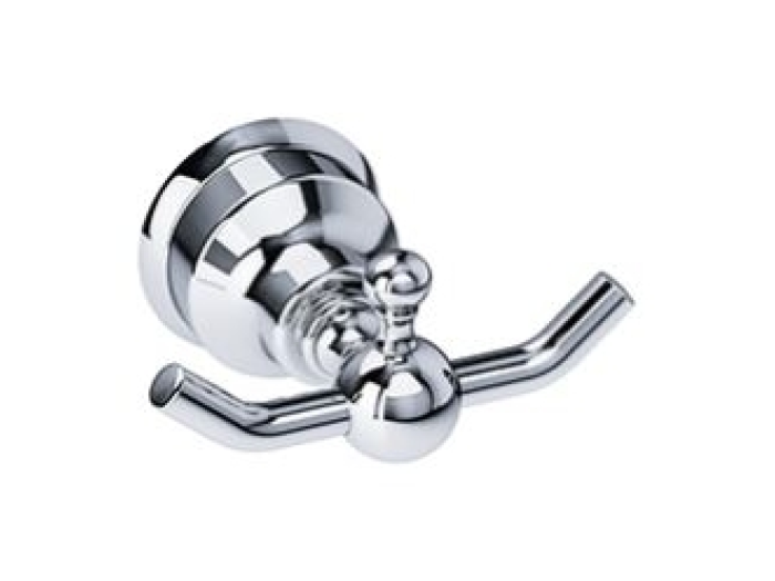 На изображении товар Крючок Joerger Delphi, настенный, двойной, для полотенец, цвет бронза от официального представителя в Москве