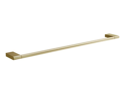 На изображении товар Полотенцедержатель Gessi Origini, 600 мм, настенный, цвет Brushed Brass PVD от официального представителя в Москве