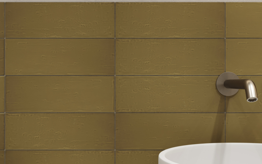 Iris ceramica Керамическая плитка Aura Moss glossy 10x30 - изображение 5