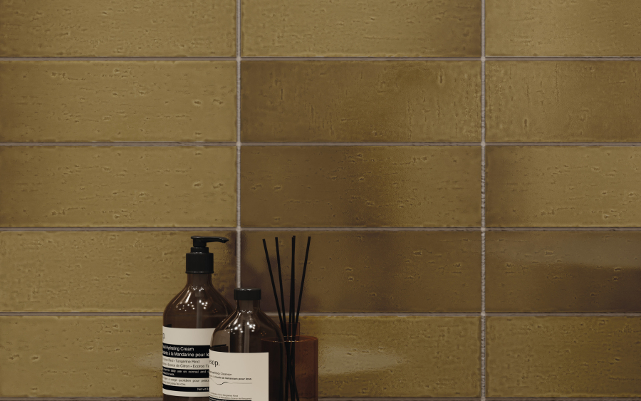 Iris ceramica Керамическая плитка Aura Moss glossy 10x30 - изображение 2