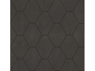 Kronos ceramiche Керамогранит Metallique Noir Mosaico Hexa 32,2x31,1