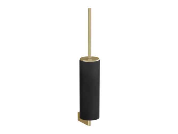 На изображении товар Ёршик Gessi Origini, h459 мм, настенный, цвет Black/Brushed Brass PVD от официального представителя в Москве