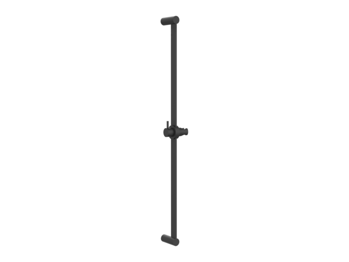 На изображении товар Штанга Gessi 316, настенная, h828 мм, цвет Matte Black от официального представителя в Москве