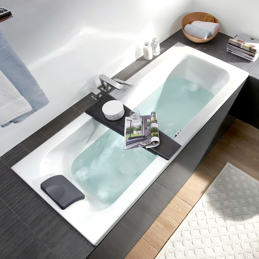Подголовник для ванны, Villeroy&Boch многофункциональная подушка, поропласт, 240 x150 x50 мм, цвет anthracite - изображение 2