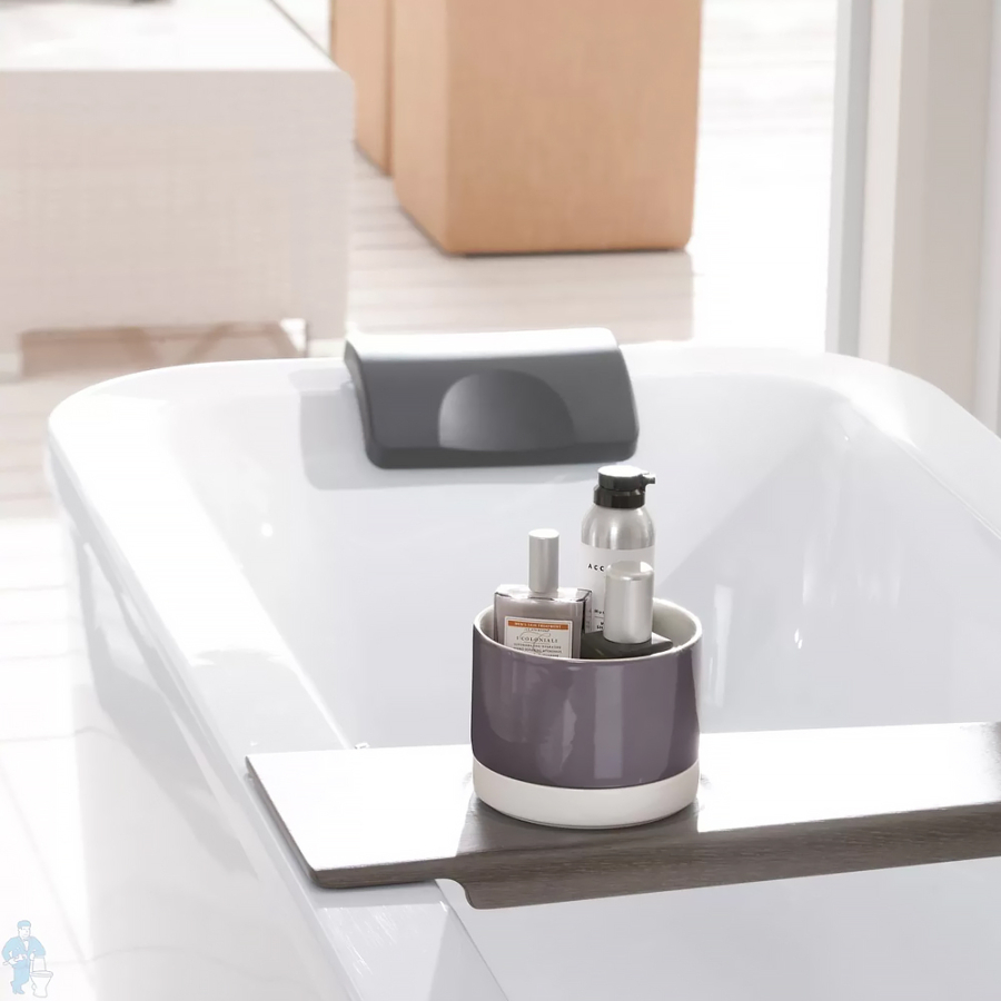 Подголовник для ванны, Villeroy&Boch многофункциональная подушка, поропласт, 240 x150 x50 мм, цвет anthracite - изображение 3