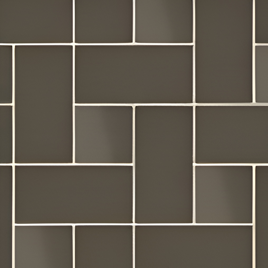 Micro. Керамогранит Microtiles Spiral Mix Glaze Coffee 33,7x33,7