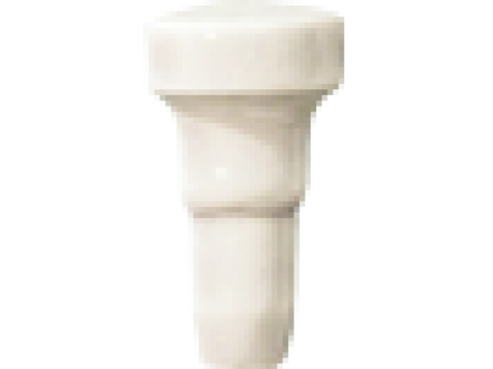 На изображении товар CERAMICHE GRAZIA Угловой элемент IMPRESSIONS ANGOLO ESTTRNO TORO 5,5X2,5 WHITE от официального представителя в Москве