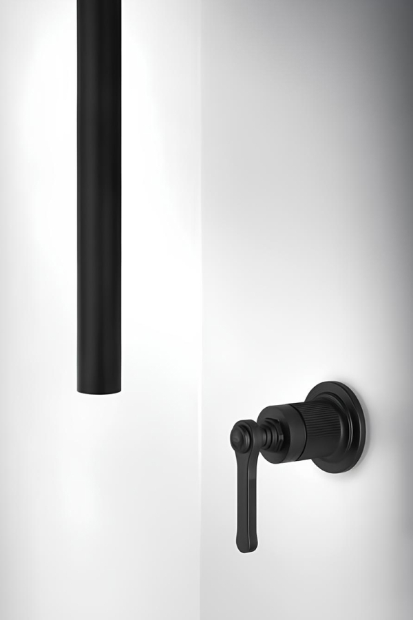 Смеситель Gessi Venti20, настенный, на 1 выход, внешняя часть, цвет Finox Brushed Nickel - изображение 1