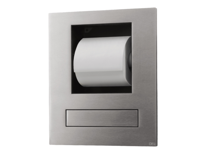 На изображении товар Гидроёршик CeaDesign Jet Cleaners, с бумагодержателем, встраиваемый, сталь, цвет полированная сталь от официального представителя в Москве