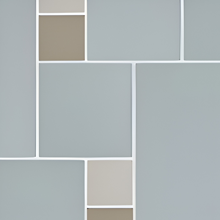 Micro. Керамогранит Microtiles X4 Offset Mix Dust/Mou/Azure 35,1x30,1