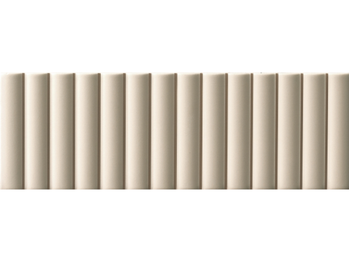 На изображении товар Micro. Керамогранит 3D Forms Fluted Sand 10X30 от официального представителя в Москве