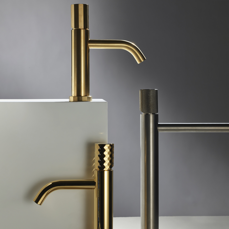 Cмеситель для раковины Carlo Frattini Spillo Tech, донный клапан, цвет хром - изображение 3