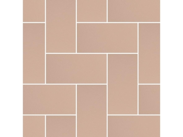 На изображении товар Micro. Керамогранит Microtiles Herringbone Terracotta 40,2x40,2 от официального представителя в Москве