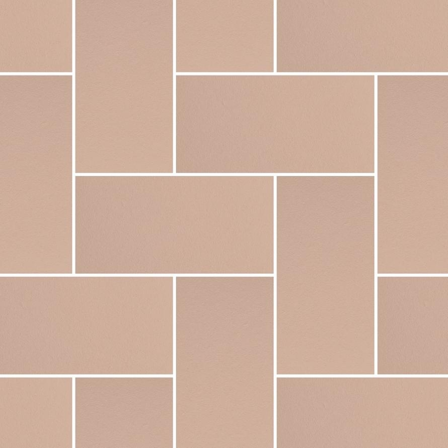 Micro. Керамогранит Microtiles Herringbone Terracotta 40,2x40,2