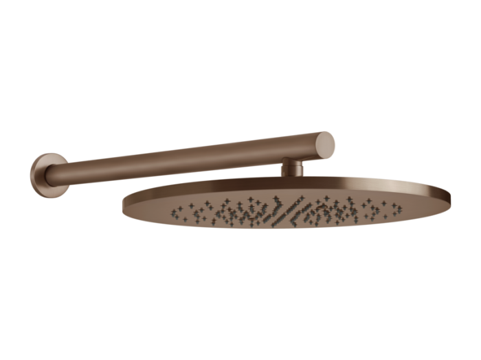 На изображении товар Верхний душ Gessi 316, настенный, цвет Copper Brushed PVD от официального представителя в Москве