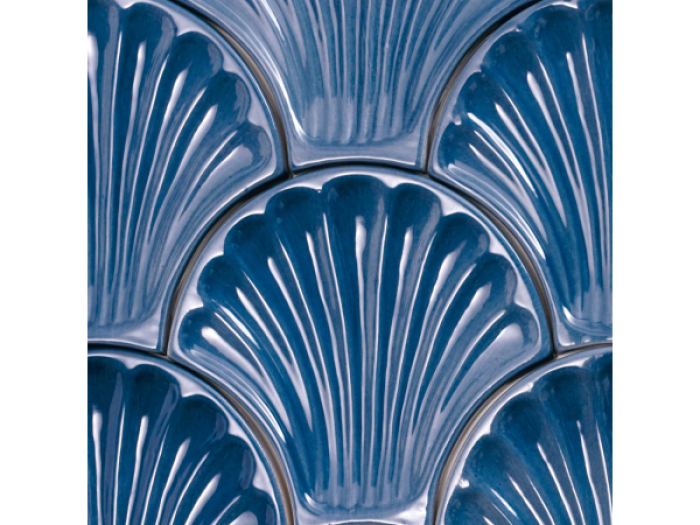 На изображении товар Sartoria Керамическая плитка Artigiana Le Conchiglie 05 Blu Glossy 15x15.5 от официального представителя в Москве