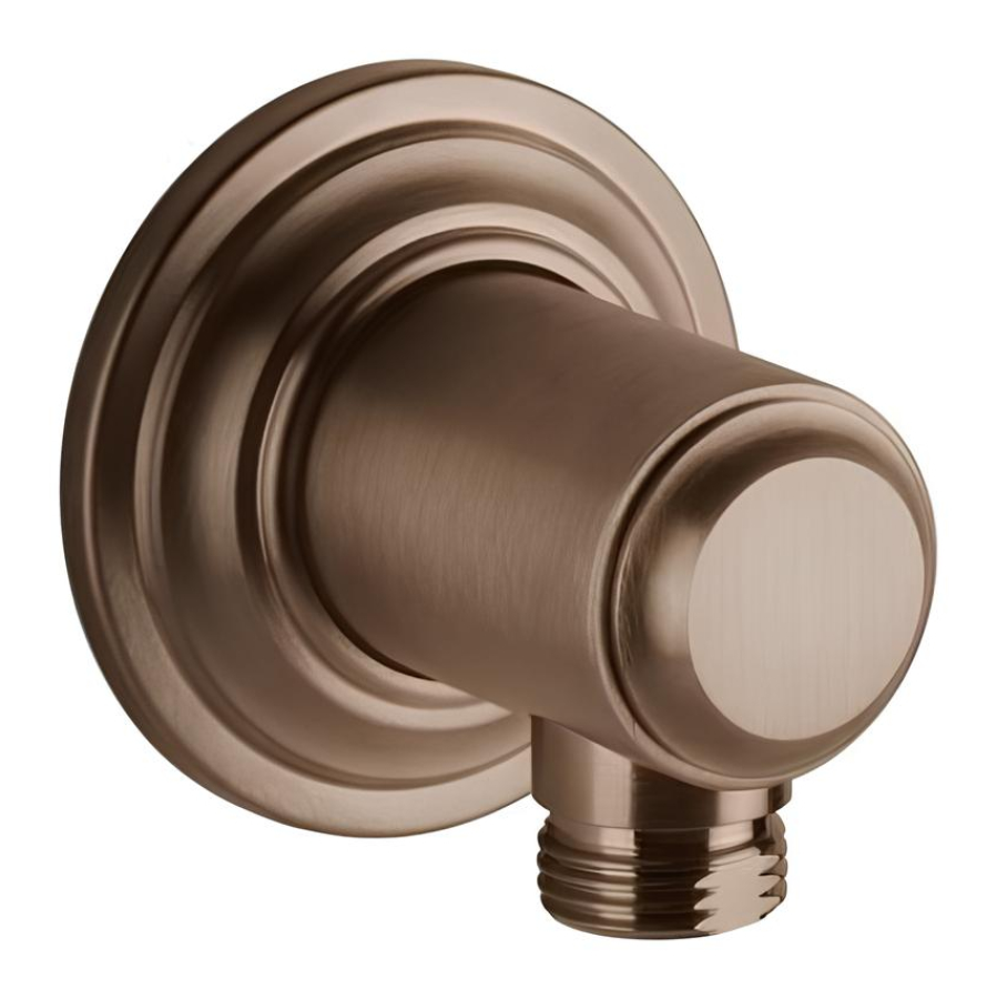 Шланговое подсоединение Gessi Venti20, L-59 мм, цвет Copper Brushed PVD