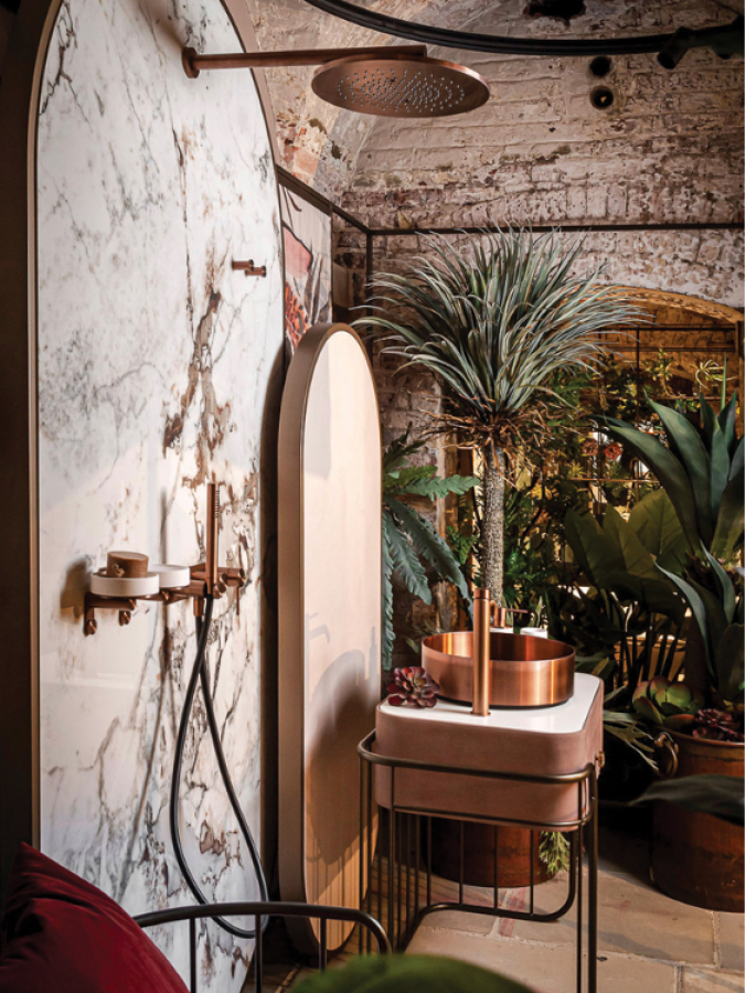 Мыльница Gessi316, настенная, Ø115хh75 мм, цвет White/Steel Brushed - изображение 2