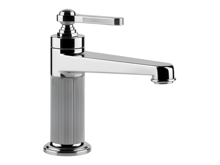 На изображении товар Смеситель для раковины Gessi Venti20, без донного клапана, цвет Chrome от официального представителя в Москве