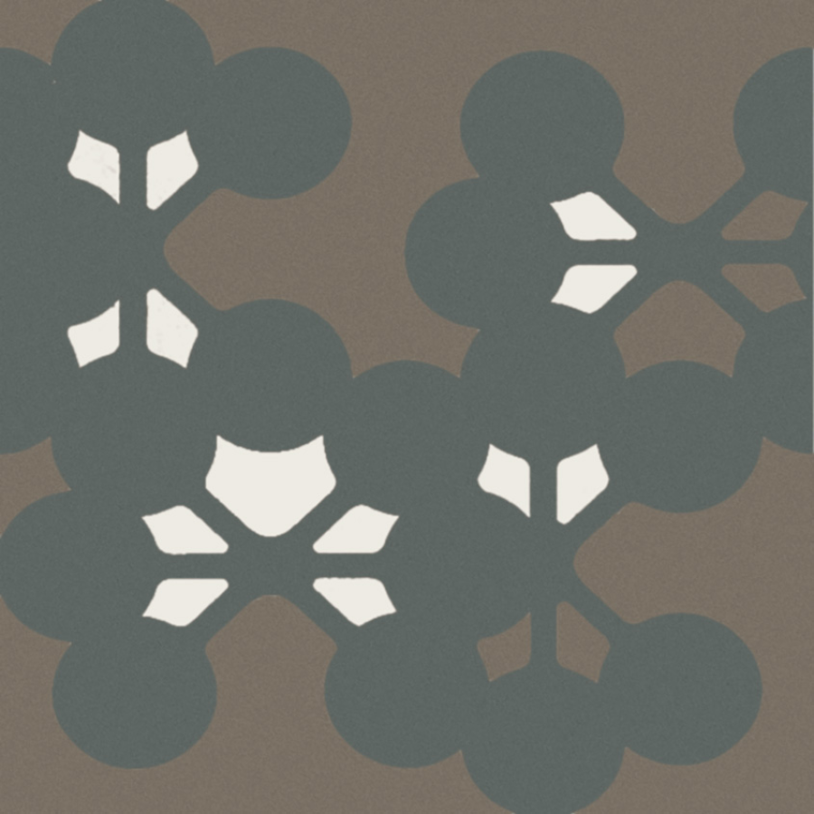 Mutina Керамогранит Azulej Flores Nero 20x20