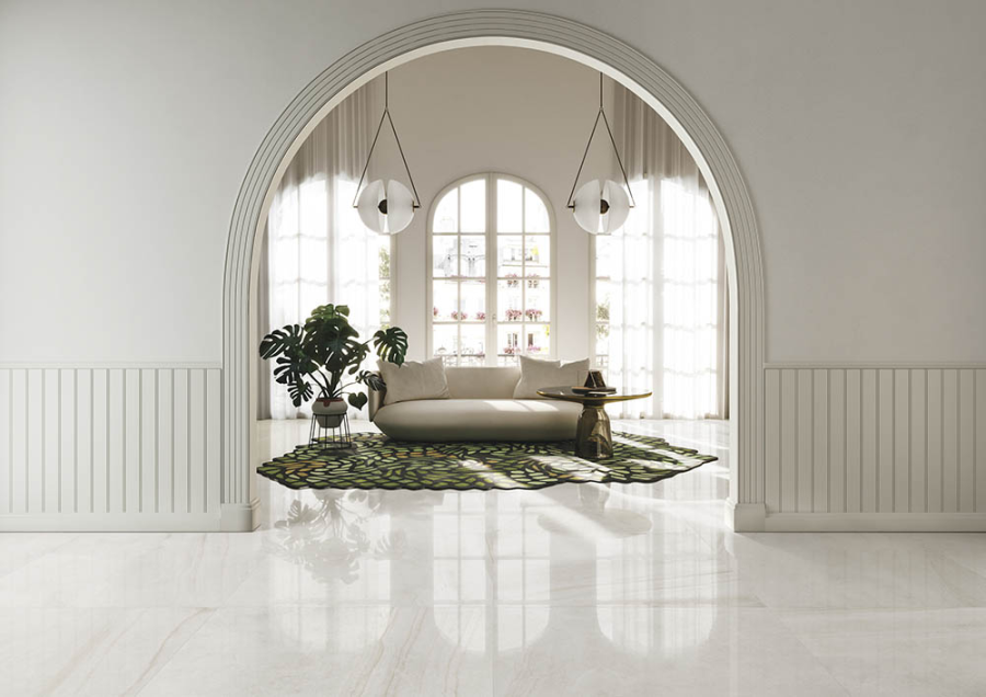 REFIN Керамогранит SUBLIME IVORY LUCIDO R 120X120 - изображение 1