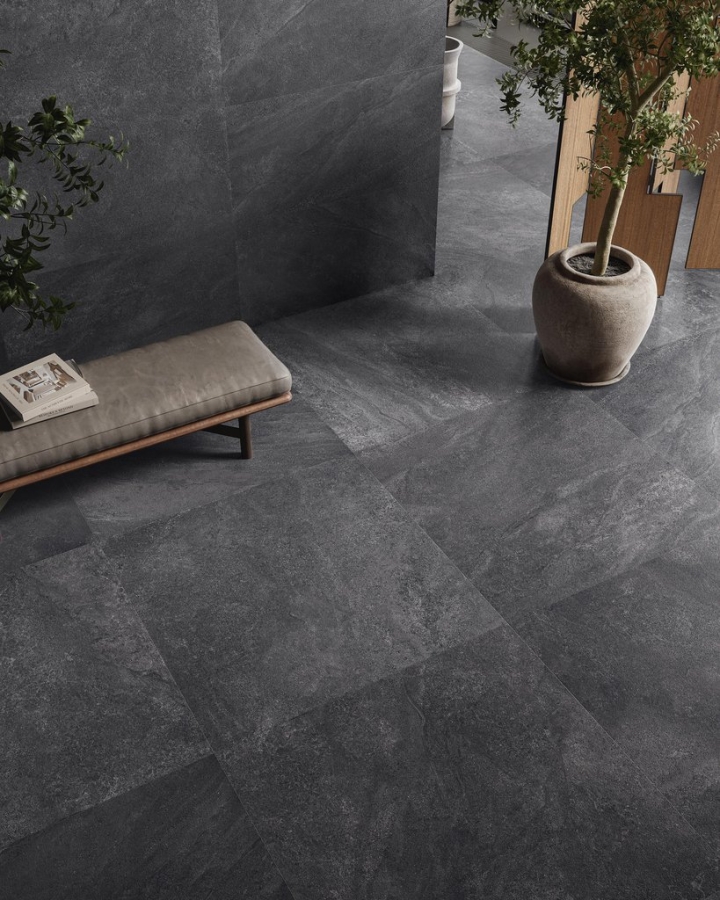 Sant'Agostino Керамогранит Bergstone Plus Bergstone Black, 30x30 - изображение 2