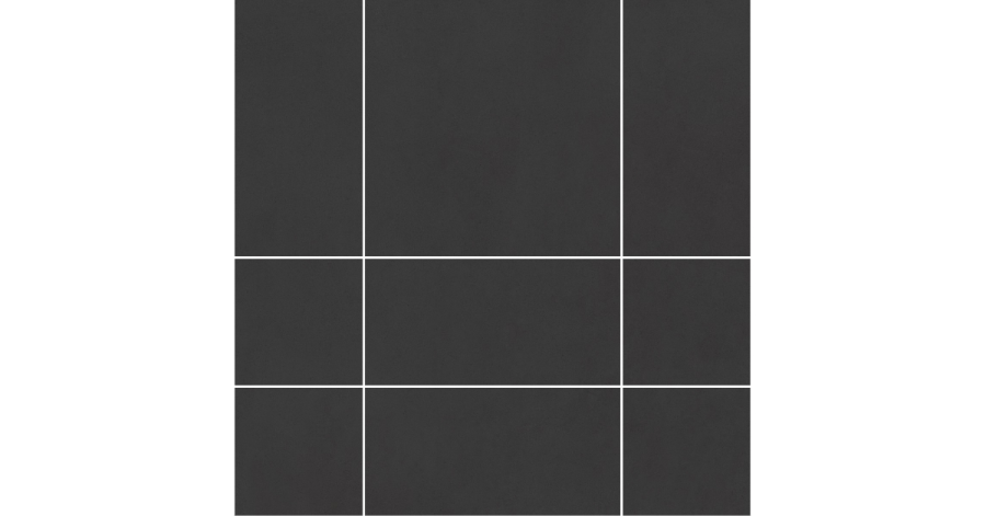 Living Ceramics Керамогранит Cava Pattern 1 Black Natural 59,8x59,8