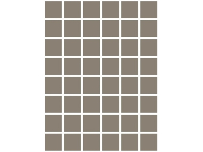 На изображении товар Etruria Керамогранит Xxs Quadrato 5X5 Su Rete Monocolore Fango от официального представителя в Москве