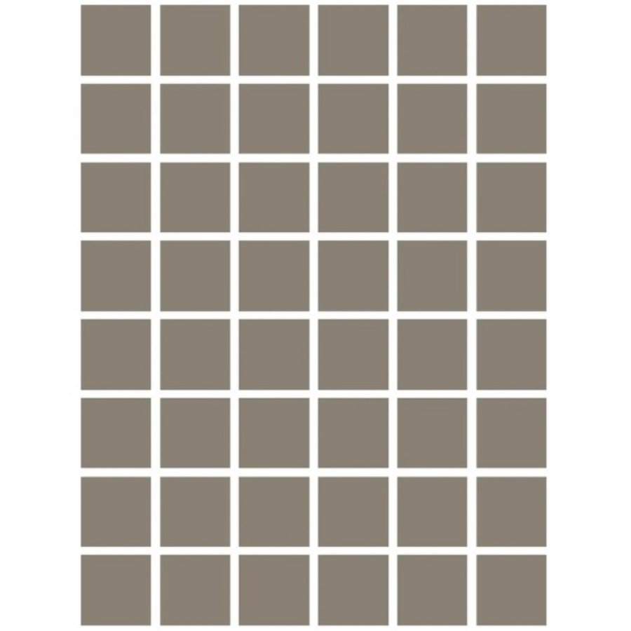 Etruria Керамогранит Xxs Quadrato 5X5 Su Rete Monocolore Fango