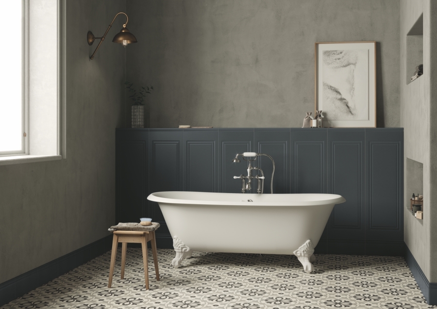 CERAMICHE GRAZIA Бордюр ELEGANCE COPRISPIGOLO 1,2X25,3 FLINT CRAQUELE - изображение 1