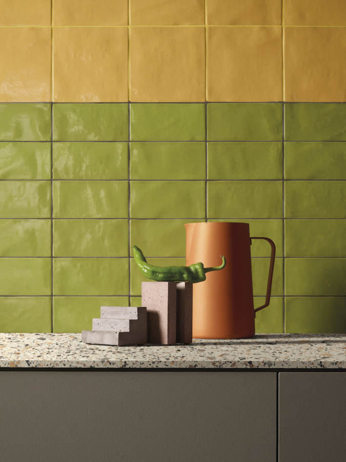 Iris ceramica Керамическая плитка Bottega D'arte Verde glossy 15x7,5 - изображение 2