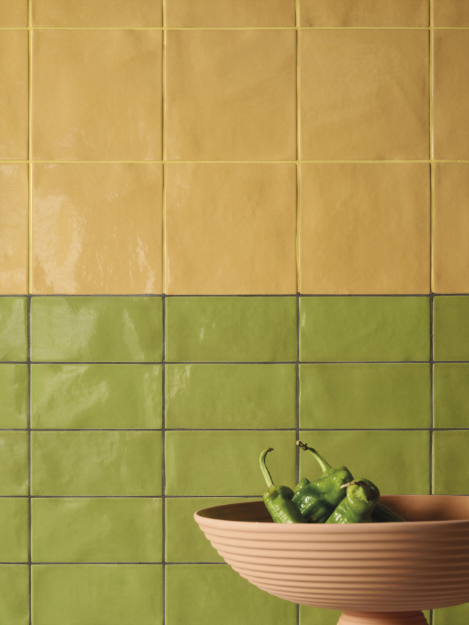 Iris ceramica Керамическая плитка Bottega D'arte Verde glossy 15x7,5 - изображение 3