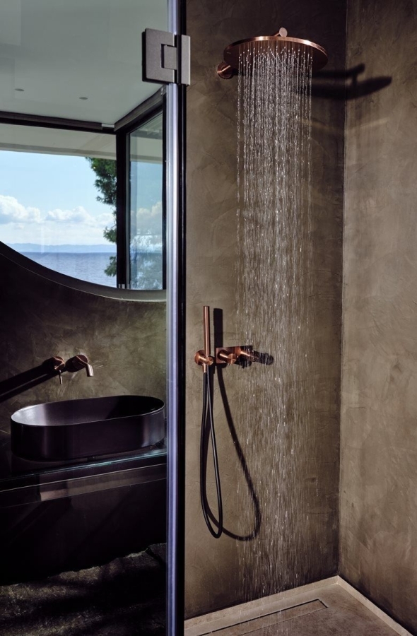 Шланговое подсоединение Gessi, с держателем лейки, цвет Copper Brushed PVD - изображение 2