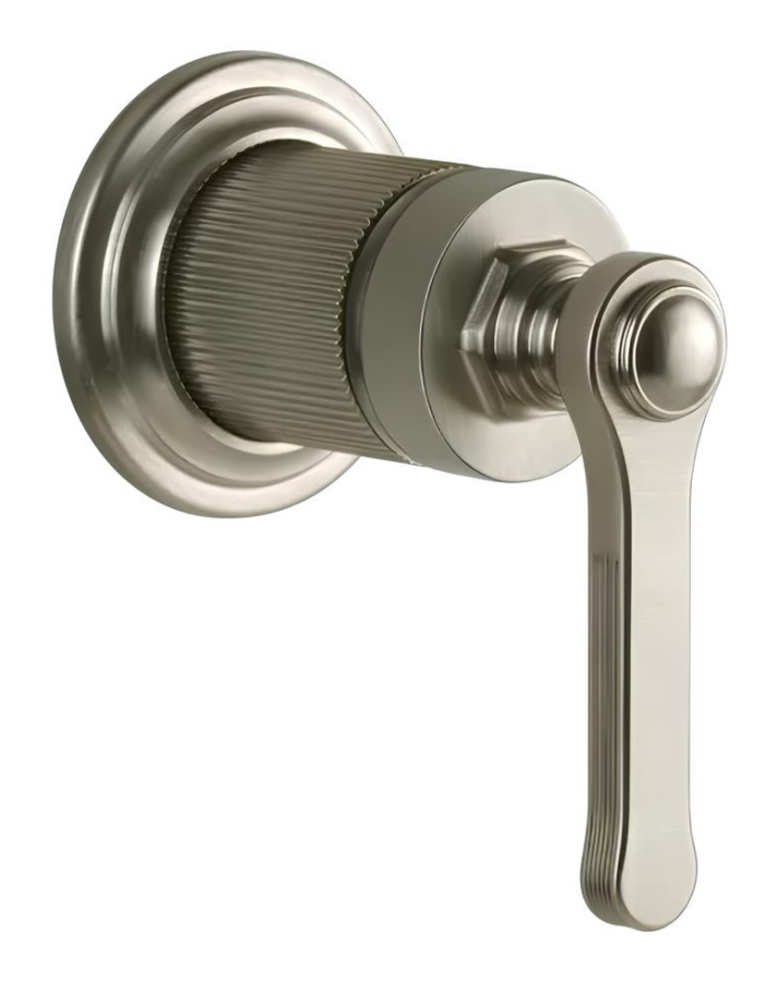 Смеситель Gessi Venti20, настенный, на 1 выход, встраиваемый, цвет Finox Brushed Nickel