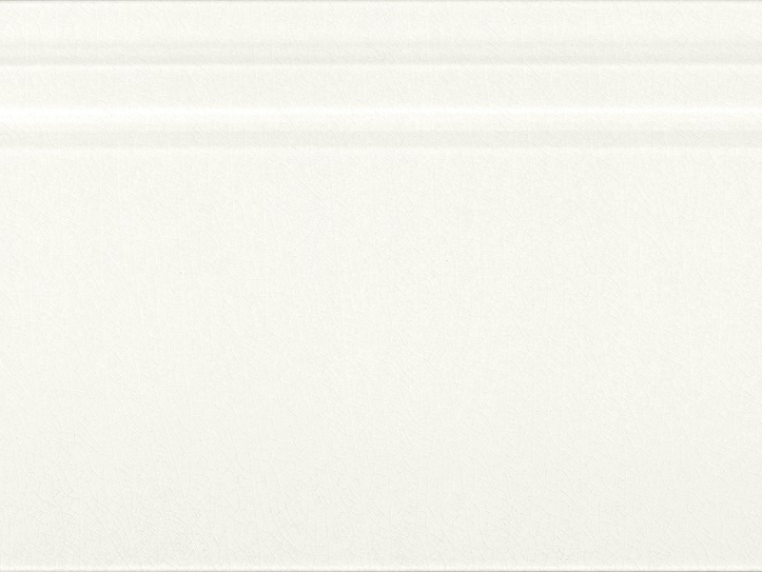 На изображении товар CERAMICHE GRAZIA Плинтус ELEGANCE ZOCCOLO 15X35 SNOW CRAQUELE от официального представителя в Москве