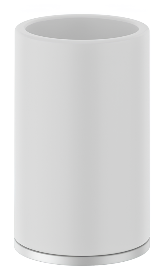 Стакан Gessi Inciso, настольный, ⌀75хh127 мм, цвет Matte White