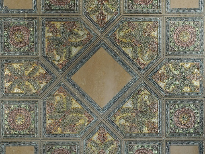 На изображении товар Akros Venezia Камень Axioma Tonos T Travertino classico Silver 40X40X1 от официального представителя в Москве