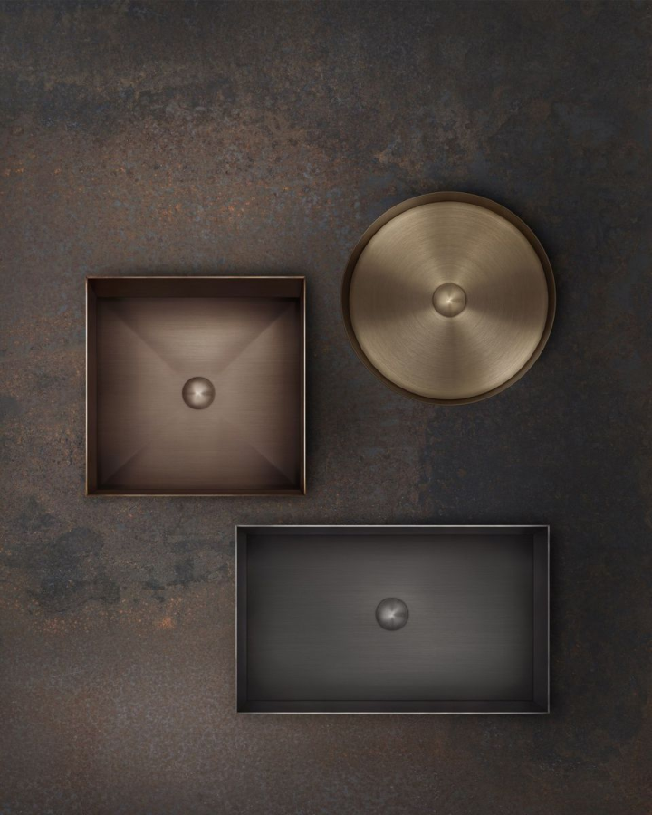 Донный клапан Gessi Technical Accessories, h100хØ72 мм, свободного слива, для раковины без перелива, цвет Aged Bronze - изображение 1