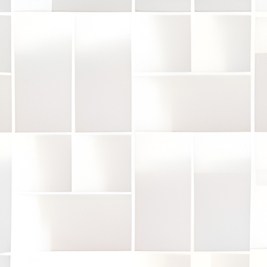 Micro. Керамогранит Microtiles Modern Glaze White 40,2x40,2