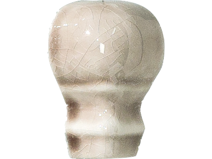 На изображении товар CERAMICHE GRAZIA Угловой элемент ESSENZE ANGOLO ESTERNO PARETE 5X3 GREIGE CRAQUELE от официального представителя в Москве